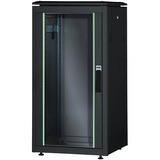 Digitus Armario de red de la serie Unique - 600 x 1000 mm (an. x pr.), Armario IT negro, Rack o bastidor independiente, 26U, 800 kg, Rieles de rack, Negro