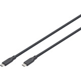 Digitus Cable de conexión de silicona USB 3.2 Gen 1 USB-C > USB-C negro