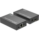 Digitus Set Extensor HDMI IP, Alargador de HDMI negro