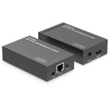 Digitus Set Extensor HDMI IP, Alargador de HDMI negro