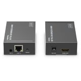 Digitus Set Extensor HDMI IP, Alargador de HDMI negro