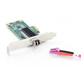 Digitus Tarjeta de red Express PCI SFP Gigabit, Adaptador de red Interno, Alámbrico, PCI Express, Fibra, 1000 Mbit/s