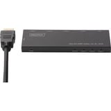 Digitus Ultra Slim HDMI Splitter, 1x4, 4K / 60 Hz, Splitter HDMI negro