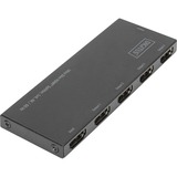 Digitus Ultra Slim HDMI Splitter, 1x4, 4K / 60 Hz, Splitter HDMI negro