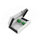 Digitus Unibox LWL para montaje en pared, Armario IT gris claro
