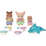 EPOCH Sylvanian Families - Amigos del jardín de infancia de aventuras "Diversión en la piscina", Juegos de construcción 