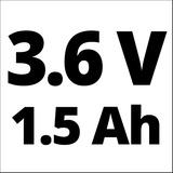 Einhell GC-CG 3.6 Li WT tijera de césped inalámbrica 7 cm 3,6 V Ión de litio Aluminio, Negro, Rojo, Podadora rojo/Negro, 7 cm, 10 cm, 8 ml, 8 mm, Aluminio, Negro, Rojo, Ión de litio