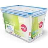 Emsa 508549 recipiente de almacenar comida Rectangular Caja Transparente 2 pieza(s) transparente/Azul, Caja, Rectangular, Transparente, Alemania, 225 mm, 330 mm