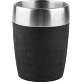 Emsa 514514 taza de viaje Negro, Termo negro/Acero fino, Negro, China, 87 mm, 94 mm, 112 mm, 204 g