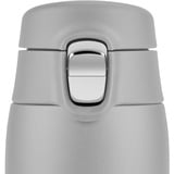 Emsa Light Mug 400 ml Plata, Termo plateado, Plata, Acero inoxidable, Polipropileno (PP), 400 ml, 6,6 cm, 196 mm
