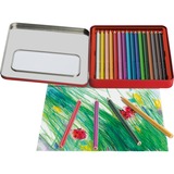 Faber-Castell 110916 juego de pluma y lápiz de regalo, Conjunto Rojo, Metal, 16 pieza(s)