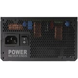 Fortron VITA GM 850W, Fuente de alimentación de PC negro, 850 W, 100 - 240 V, 50/60 Hz, 11-5.5 A, Activo, 100 W