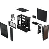 Fractal Design North Charcoal Black, Cajas de torre negro/Madera