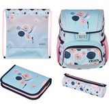 Herlitz Cartera de escuela celeste/Rosa