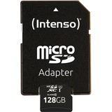 Intenso 128GB microSDXC UHS-I Clase 10, Tarjeta de memoria 128 GB, MicroSDXC, Clase 10, UHS-I, 90 MB/s, Class 1 (U1)