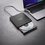 Intenso EOD 400D Slim, Regrabadora DVD negro