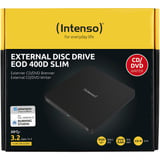 Intenso EOD 400D Slim, Regrabadora DVD negro