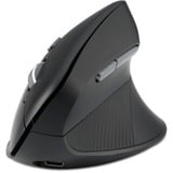 Kensington Ratón recargable Pro Fit Ergo MY630 EQ negro, mano derecha, Diseño vertical, RF Wireless + Bluetooth + USB Type-A, 2400 DPI, Negro