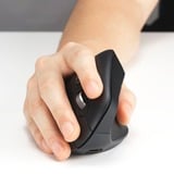 Kensington Ratón recargable Pro Fit Ergo MY630 EQ negro, mano derecha, Diseño vertical, RF Wireless + Bluetooth + USB Type-A, 2400 DPI, Negro