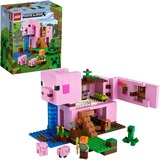 LEGO Minecraft The Pig House, Juegos de construcción Juego de construcción, Niño/niña, 8 año(s), Plástico, 490 pieza(s), 864 g