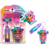 MGA Entertainment Yummiland Mystery Lip Gloss Doll - Carly Cakepop, Muñecos Minifigura, Femenino, 4 año(s), Niño/niña, Multicolor