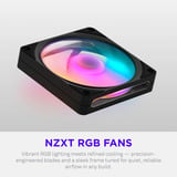 NZXT F120 RGB, Ventilador negro