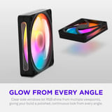 NZXT F120 RGB, Ventilador negro