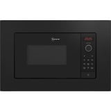 Neff HLAWG26S3 microondas Negro Solo microondas Integrado 20 L 800 W Integrado, Solo microondas, 20 L, 800 W, Pantalla incorporada, LED