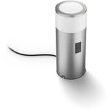 Philips Hue Lámpara de zócalo White & Color Ambiance Calla, Luz de LED plateado