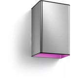 Philips Hue White & Color Ambiance Resonate Lámpara de pared para exterior, Luz de LED plateado