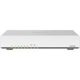 QNAP QHora-301W router inalámbrico 10 Gigabit Ethernet Doble banda (2,4 GHz / 5 GHz) Blanco blanco, Wi-Fi 6 (802.11ax), Doble banda (2,4 GHz / 5 GHz), Ethernet, Blanco, Router de sobremesa