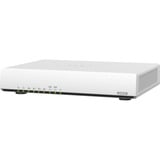 QNAP QHora-301W router inalámbrico 10 Gigabit Ethernet Doble banda (2,4 GHz / 5 GHz) Blanco blanco, Wi-Fi 6 (802.11ax), Doble banda (2,4 GHz / 5 GHz), Ethernet, Blanco, Router de sobremesa