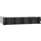 QNAP TS-855EU-8G servidor de almacenamiento NAS Bastidor (2U) Intel Atom® C5125 8 GB DDR4 0 TB QuTS hero Negro NAS, Bastidor (2U), Intel Atom®, C5125, 8 GB, DDR4