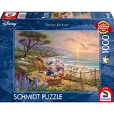 Schmidt Spiele Thomas Kinkade Studios: Disney - Donald y Daisy Una tarde de pato, Puzzle 
