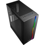 Sharkoon RGB Slider Midi Tower Negro, Cajas de torre negro, Midi Tower, PC, Negro, ATX, micro ATX, Mini-ITX, Juego, 15,7 cm