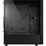 Sharkoon RGB Slider Midi Tower Negro, Cajas de torre negro, Midi Tower, PC, Negro, ATX, micro ATX, Mini-ITX, Juego, 15,7 cm