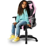 Sharkoon Skiller SGS2 Jr. Silla para videojuegos universal Asiento acolchado Negro, Rosa, Asientos de juego negro/Rosa, Silla para videojuegos universal, 65 kg, Asiento acolchado, Respaldo acolchado, Universal, 160 cm