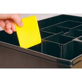 Stanley CUBIX 1-94-745 pieza pequeña y caja de herramientas Caja para piezas pequeñas Negro, Transparente, Amarillo negro/Amarillo, Caja para piezas pequeñas, Negro, Transparente, Amarillo, 90 mm, 430 mm, 330 mm