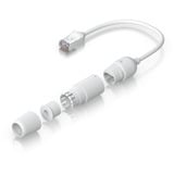 Ubiquiti Cable de extensión Easy Cable Cat.6a F/UTP, paquete de 2, Cable alargador blanco