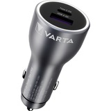 VARTA Cargador de coche KFZ, USB-A + USB-C, 45 vatios negro