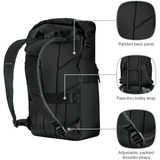 Wenger UrbanOne Roll-Top, Mochila negro