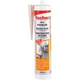 fischer Silicona de construcción DBSA SLG 310ml gris pizarra, sellador gris