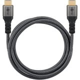 goobay Cable HDMI Plus de alta velocidad con Ethernet, 4K @ 60Hz gris