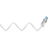 goobay Cable adaptador Ethernet USB-A 3.2 Gen1 > RJ-45, Slim blanco