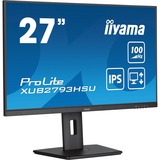 iiyama XUB2793HSU-B7, Monitor LED negro (mate)