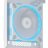 ASUS PRIME AP202 ARGB Mini Tower Blanco, Cajas de torre blanco, Mini Tower, PC, Blanco, micro ATX, Mini-ITX, Metal, Juego