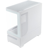 ASUS PRIME AP202 ARGB Mini Tower Blanco, Cajas de torre blanco, Mini Tower, PC, Blanco, micro ATX, Mini-ITX, Metal, Juego