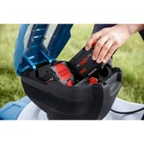 Bosch GRA 18V2-46 Cortacésped de empuje a gasolina Batería Negro, Azul, Metálico azul, Cortacésped de empuje a gasolina, 46 cm, 3 cm, 7 cm, 60 L, Tracción a las 4 ruedas