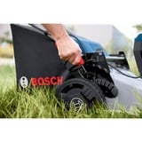 Bosch GRA 18V2-46 Cortacésped de empuje a gasolina Batería Negro, Azul, Metálico azul, Cortacésped de empuje a gasolina, 46 cm, 3 cm, 7 cm, 60 L, Tracción a las 4 ruedas