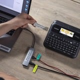 Brother PT-D610BTVP impresora de etiquetas Transferencia térmica 180 x 360 DPI 30 mm/s Inalámbrico y alámbrico TZe Bluetooth, Rotulador negro, TZe, Transferencia térmica, 180 x 360 DPI, 30 mm/s, Inalámbrico y alámbrico, Negro